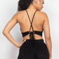 Terry Towel Bralette Top & Mini Shorts Set