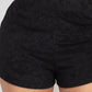 Terry Towel Bralette Top & Mini Shorts Set