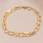 Oval Link Layered Bracelet