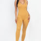 Racer Back Bodycon Jumpsuit