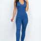 Racer Back Bodycon Jumpsuit