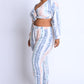 Tie Die Off Shoulder Set
